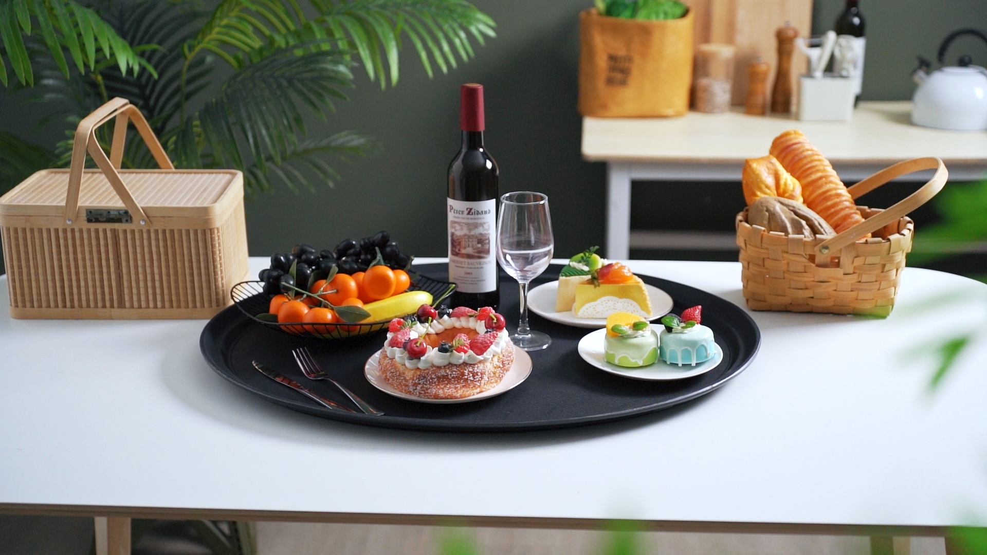 Amazon.com | FillTouch 2 Pcs Restaurant Serving Trays Oval, 24 x